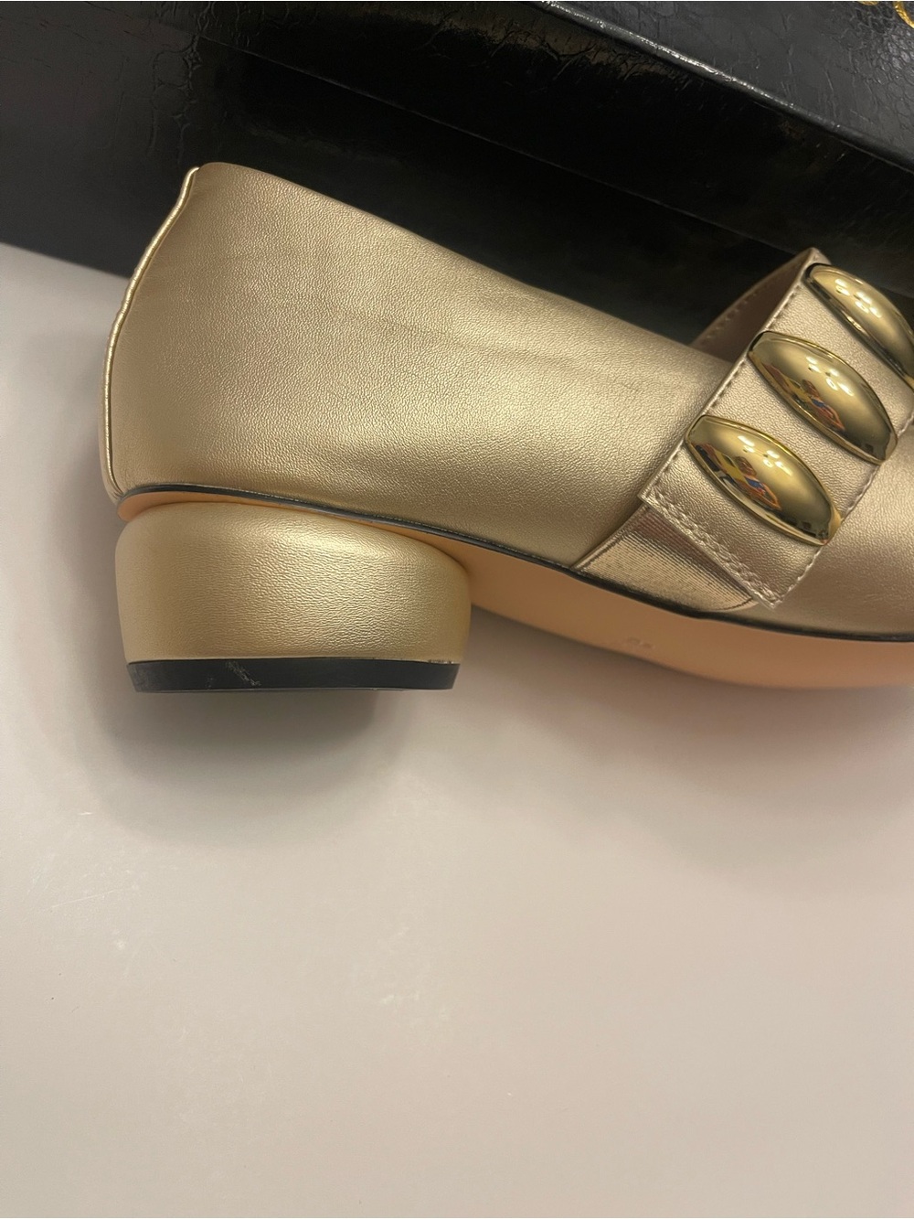Gold Chain Mary Jane Flats - Picture 5 of 8